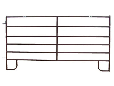 HiQual Range cattle panels built with durable steel tubing for reliable livestock containment and long-lasting ranch performance.