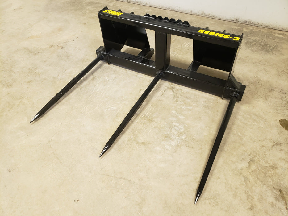 Tractor Bale Spear – Series 3 (BS3) | Triple-Tine Hay Spear by Stinger