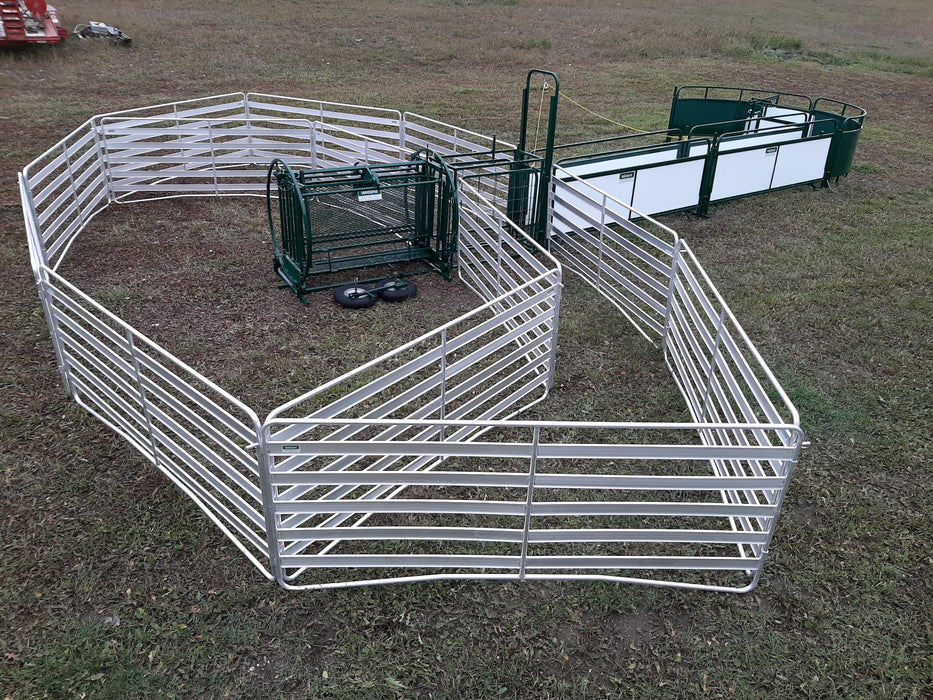 Complete Sheep Handling System for Goats and Sheep with Secure Locking Panels