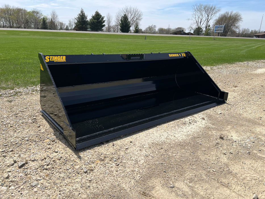 Stinger Series 1 Heavy-Duty Skid Steer Material Bucket (MB1)