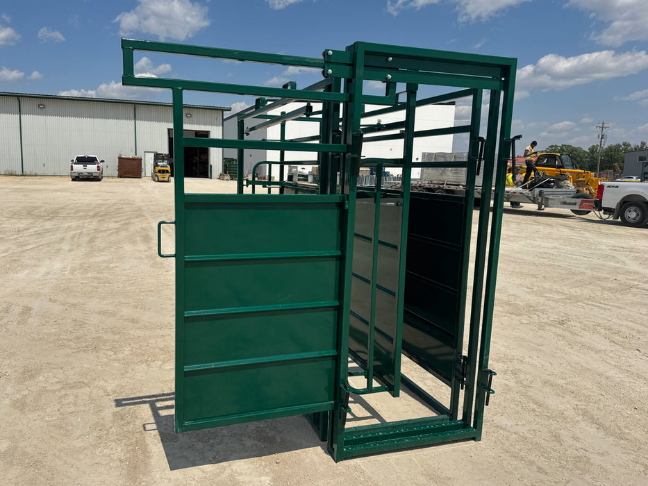 Heavy-duty Adjustable Cattle Alley designed for safe and efficient livestock movement