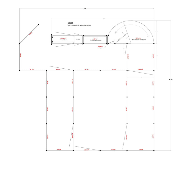 C3000 Cattle Handling System – robust, easy-to-operate design for efficient herd management