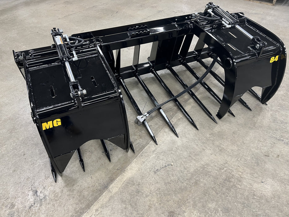 Stinger Skid Steer Manure Grapple – MG-Series Heavy-Duty Farm Attachment
