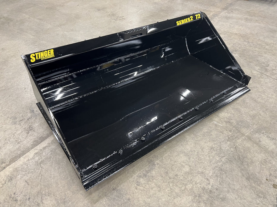 Stinger Series 2 Heavy-Duty Skid Steer Material Bucket (MB2)