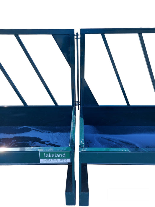 Lakeland Fence Line Bunk Feeder – practical feeding solution offering easy access and safe cattle feeding