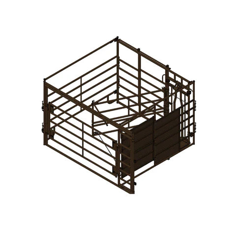 HiQual Classic Calving Pen built with durable steel panels for safe cow restraint and easy calf delivery management.