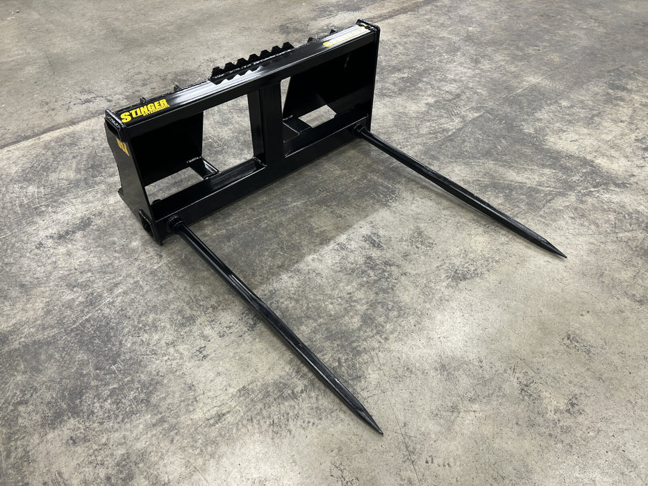 Tractor Bale Spear – Series 2 (BS2) | Dual-Tine Hay Spear by Stinger