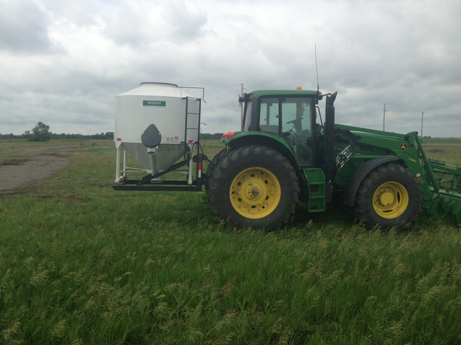 Heavy-duty Portable Feed Bin – 95 Bushel capacity offering strength, mobility, and efficiency for farmers