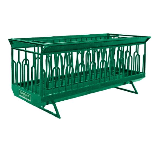 Heavy-Duty Sheep Round Bale Feeder with 8ft Small Tombstone Design for Pasture Feeding