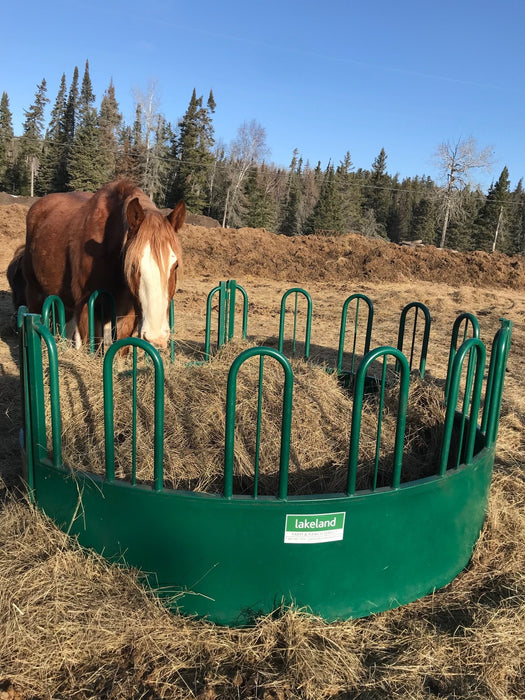 Heavy-duty Round Bale Feeder Horse – premium steel design built for longevity and daily stable use