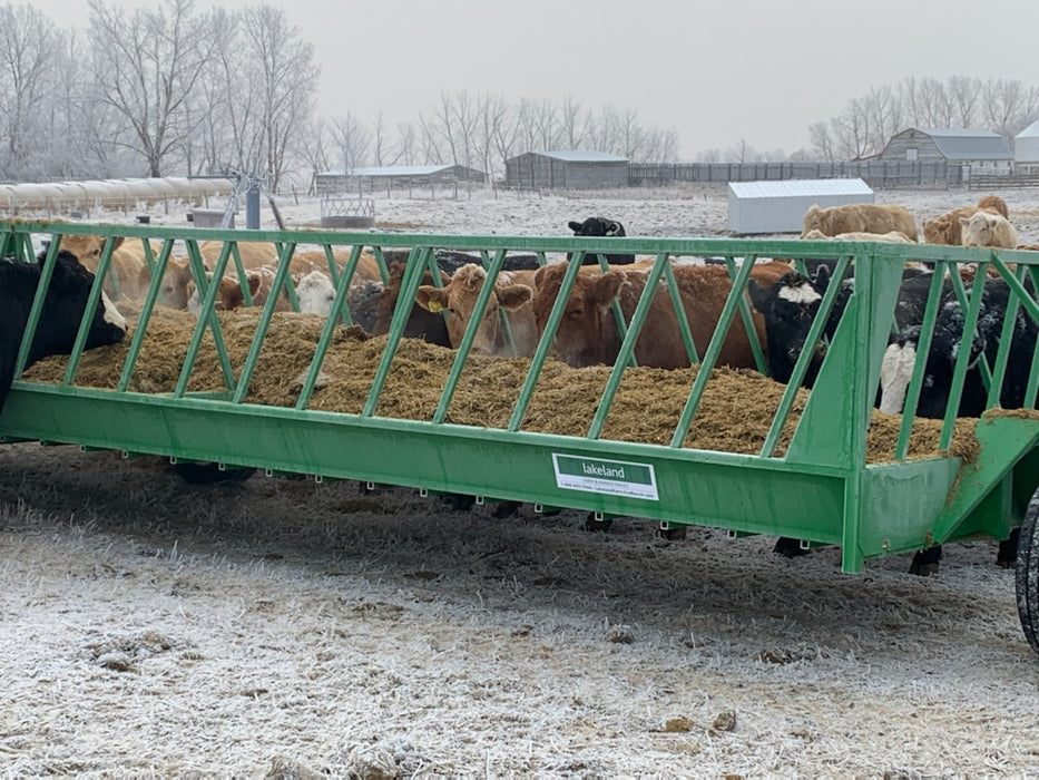 Heavy-duty Portable Feeder Wagon – Lakeland’s reliable feeding solution for farms and ranches