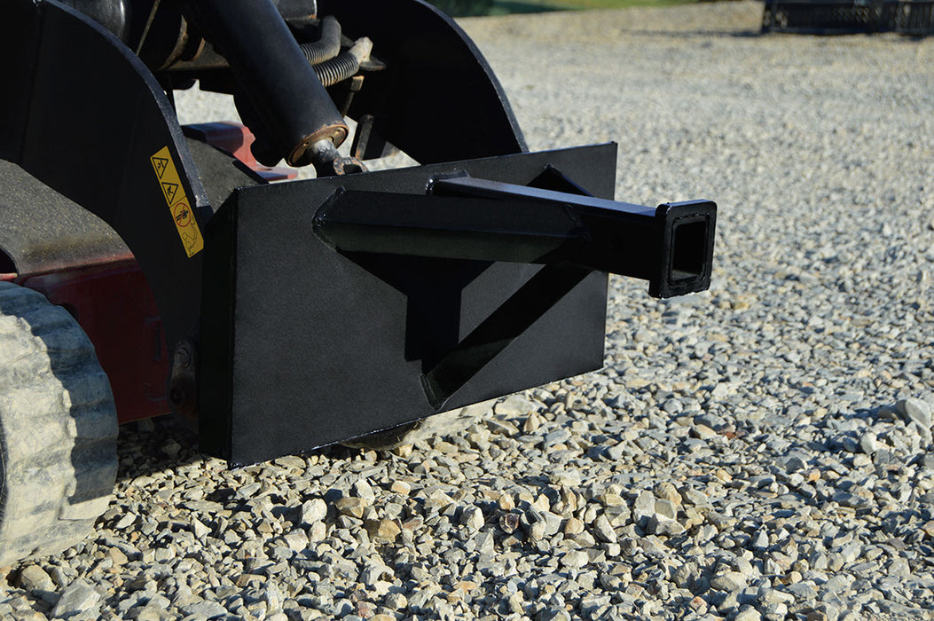 Mini Skid Steer Reese Hitch Adapter by Loflin Fabrication