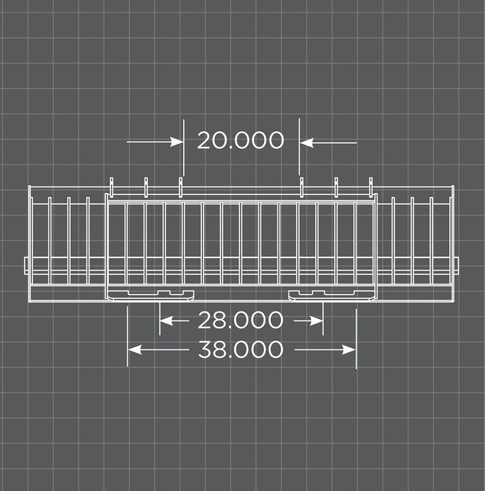 Heavy-duty skid steer rock bucket by Loflin Fabrication lifting stones and gravel – ideal attachment for landscaping, land clearing, and site preparation.