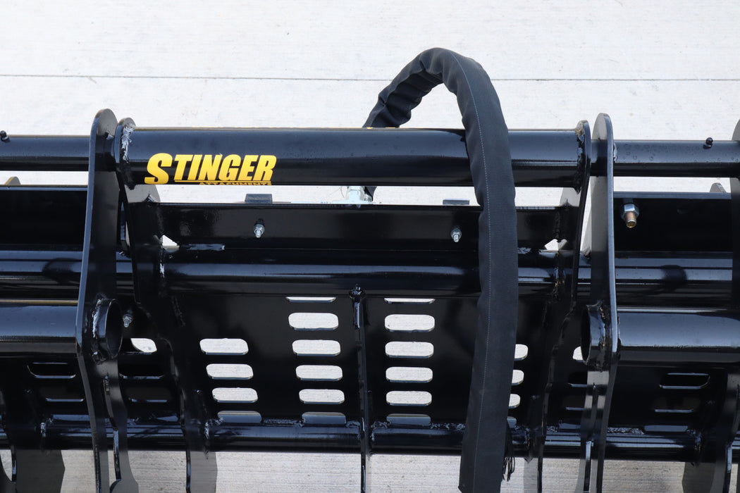 Compact Tractor Grapple Bucket | Heavy-Duty Clam Grapple by Stinger