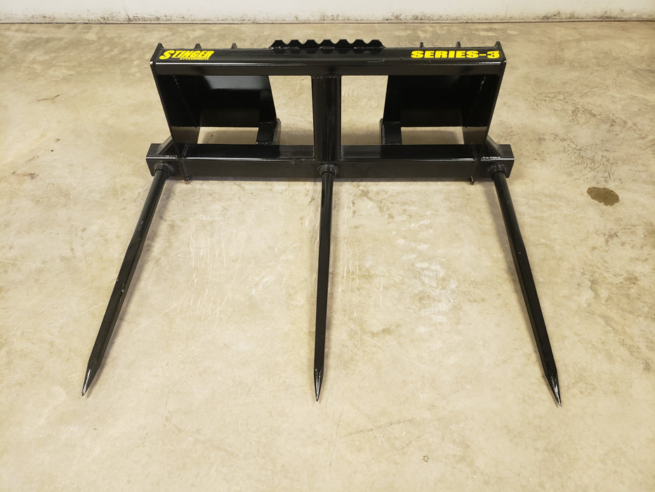 Tractor Bale Spear – Series 3 (BS3) | Triple-Tine Hay Spear by Stinger