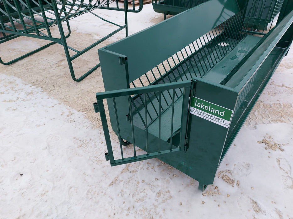 Heavy-duty steel Sheep Hay Feeder designed for efficient group feeding