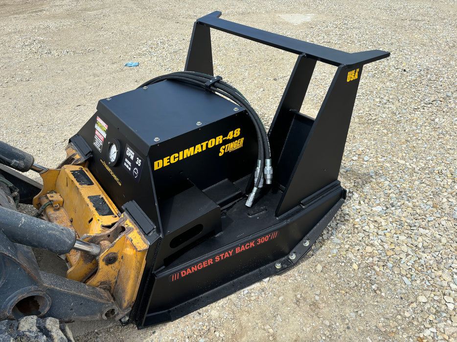 Stinger Decimator Disc Mulcher – Heavy-Duty Skid Steer Brush & Forestry Mulcher