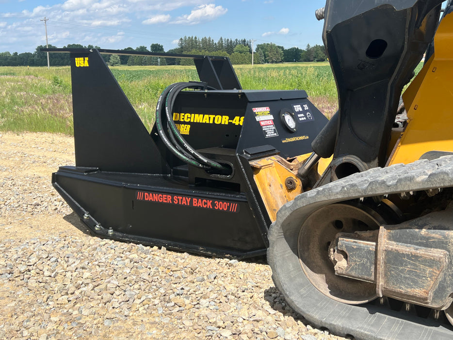 Stinger Decimator Disc Mulcher – Heavy-Duty Skid Steer Brush & Forestry Mulcher