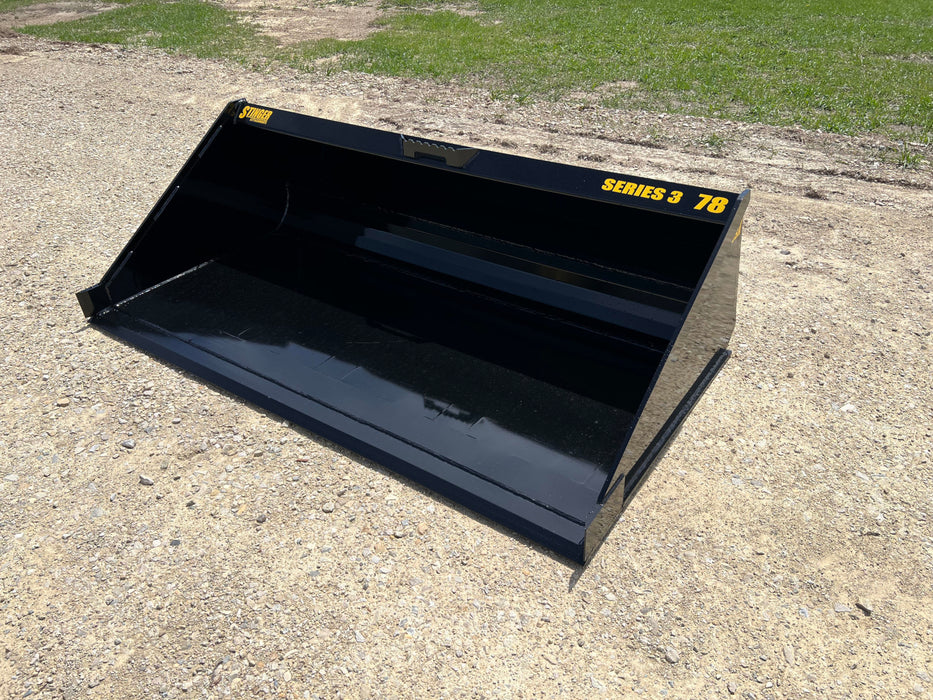 Stinger Series 3 Heavy-Duty Skid Steer Material Bucket (MB3)