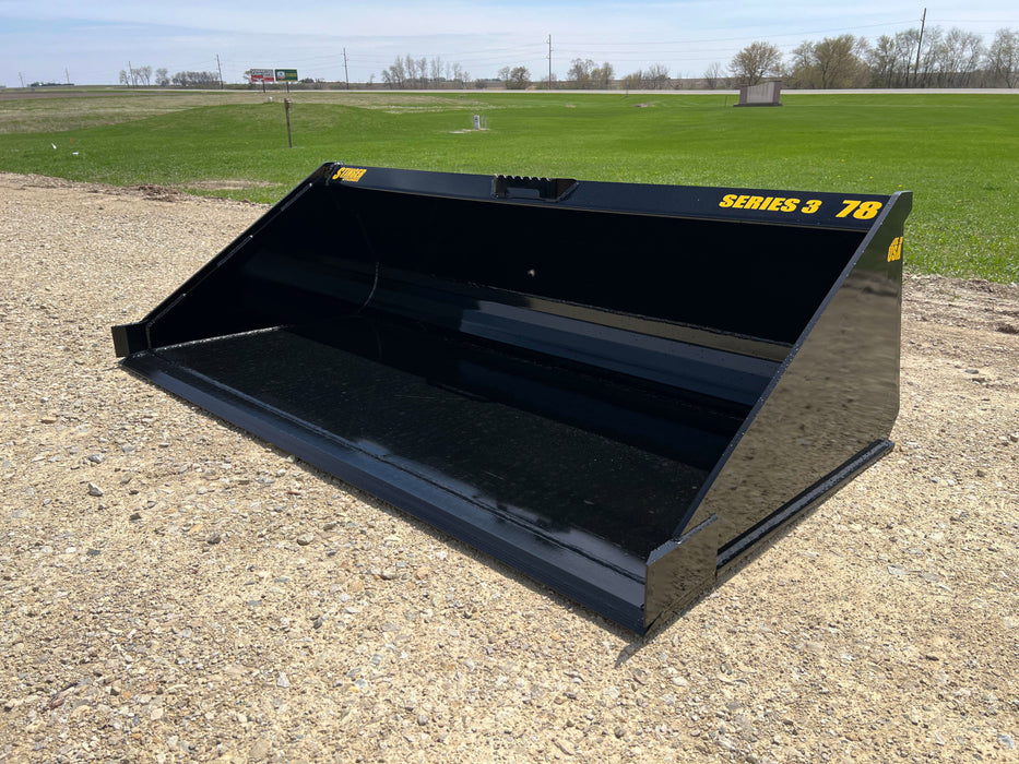 Stinger Series 3 Heavy-Duty Skid Steer Material Bucket (MB3)
