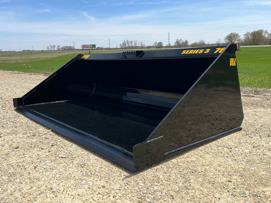 Stinger Series 3 Heavy-Duty Skid Steer Material Bucket (MB3)