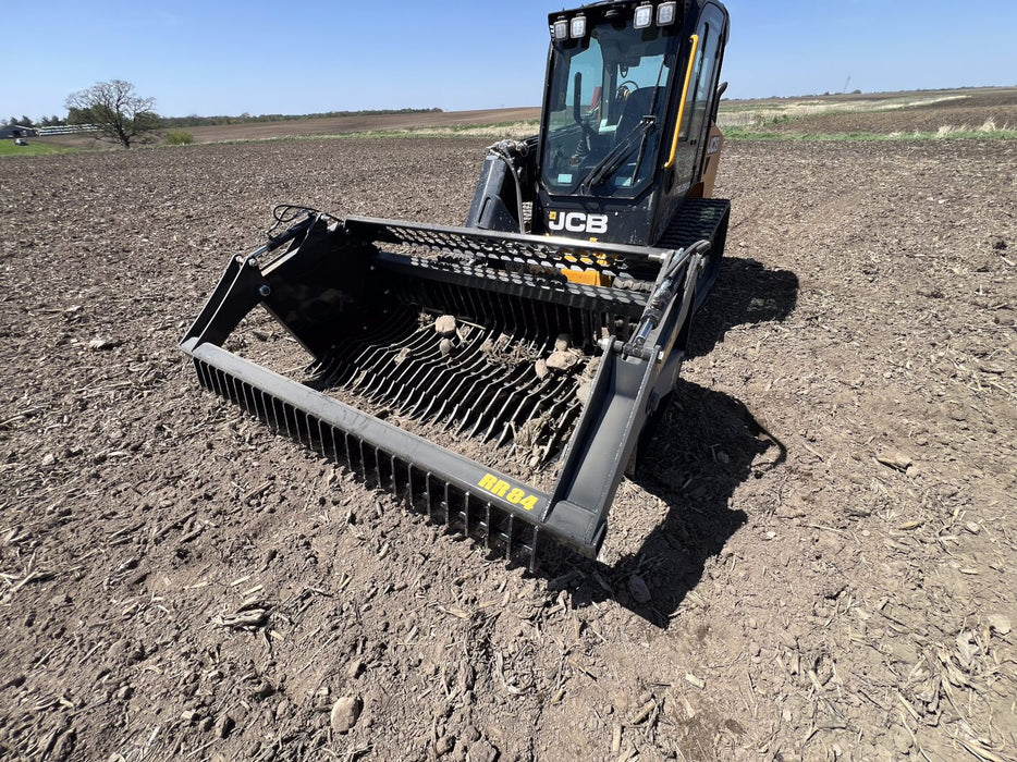 Skid Steer Rock Reel – Heavy-Duty Grapple Bucket Attachment