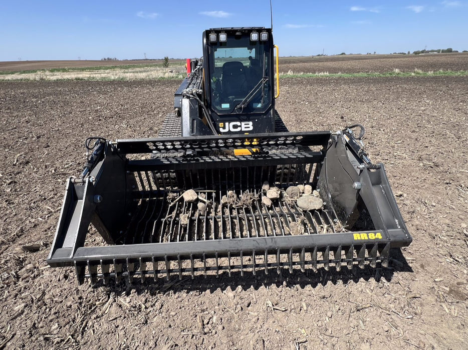 Skid Steer Rock Reel – Heavy-Duty Grapple Bucket Attachment