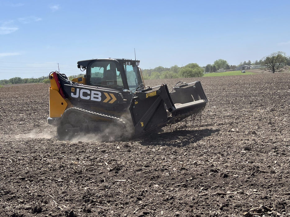 Skid Steer Rock Reel – Heavy-Duty Grapple Bucket Attachment