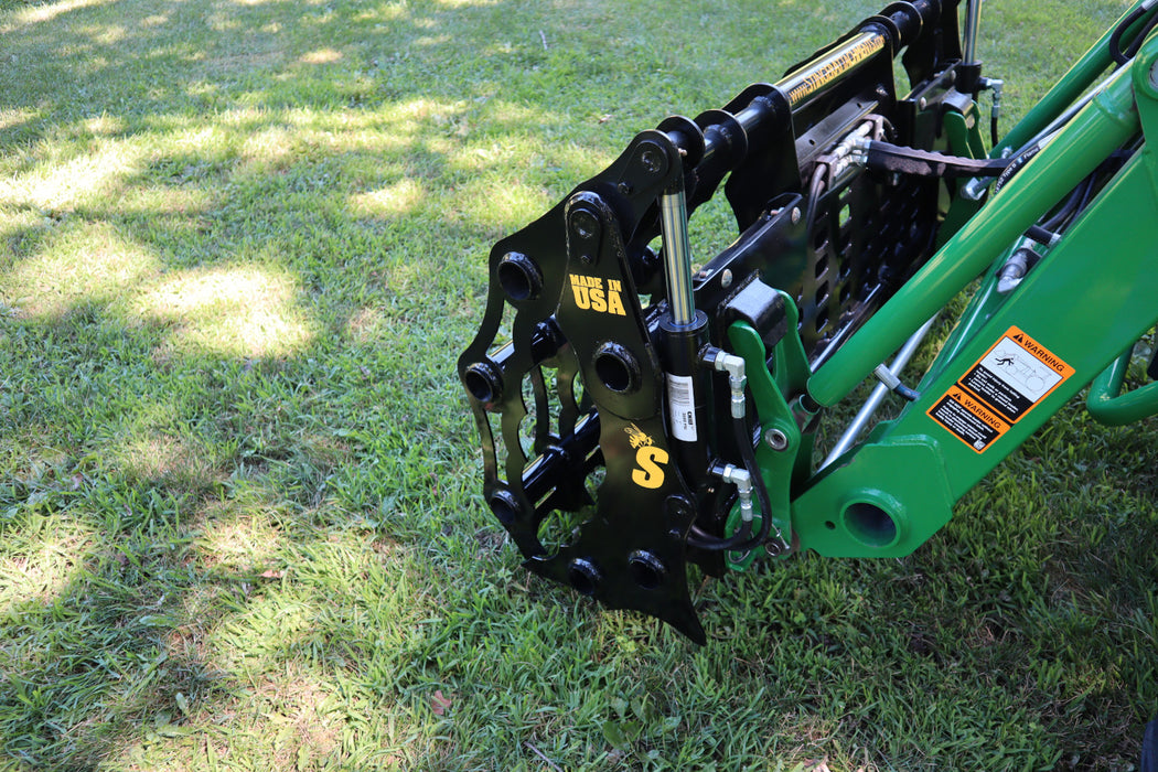 Compact Tractor Grapple Bucket | Heavy-Duty Clam Grapple by Stinger