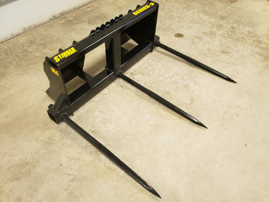 Tractor Bale Spear – Series 3 (BS3) | Triple-Tine Hay Spear by Stinger