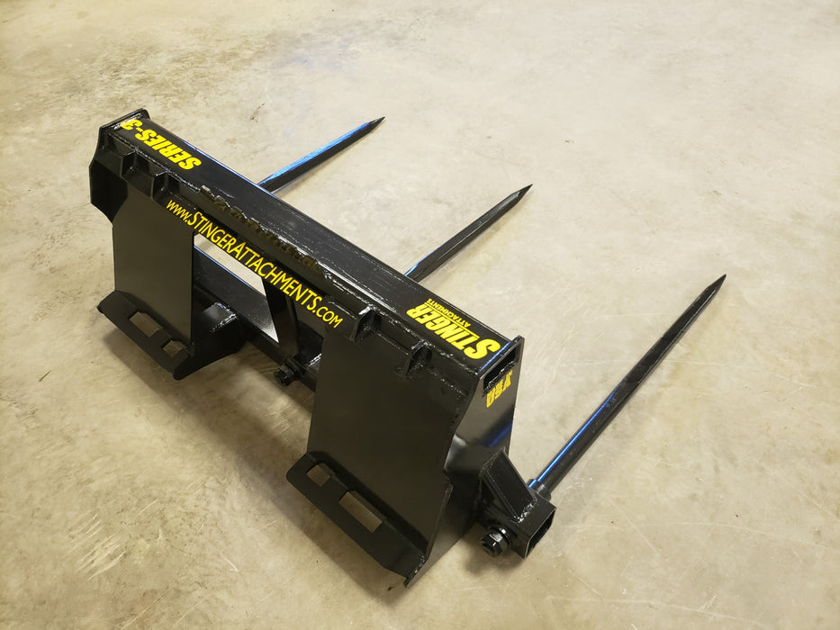 Tractor Bale Spear – Series 3 (BS3) | Triple-Tine Hay Spear by Stinger