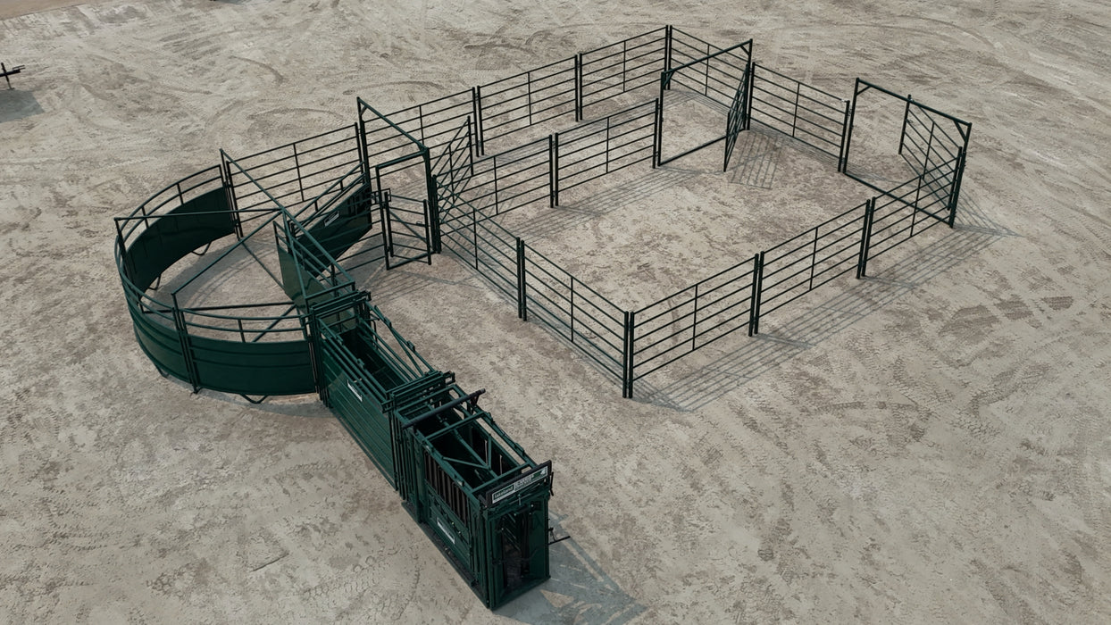 Lakeland E-Series E3000 Cattle Handling System – advanced corral configuration for high-performance ranching