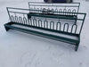 Heavy-Duty Goat Fence Line Feeder with Rounded Tombstone Bars for Safety