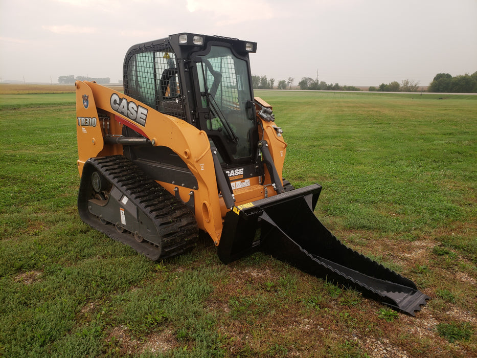 Stinger Heavy-Duty Skid Steer Stump Bucket Attachment (STB)