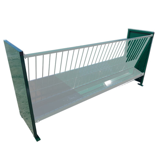Lakeland Sheep Fence Line Feeder with Heavy-Duty Steel Feeder Ends for Durability