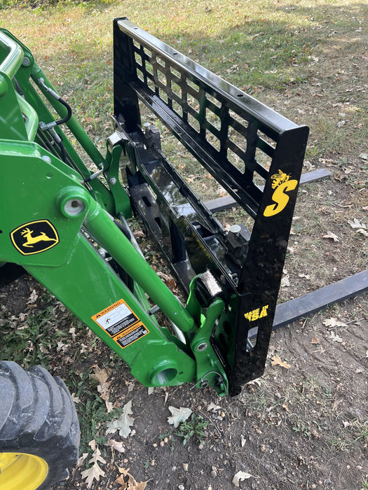 Heavy-Duty Pallet Fork Attachment for Tractors | Stinger Attachments