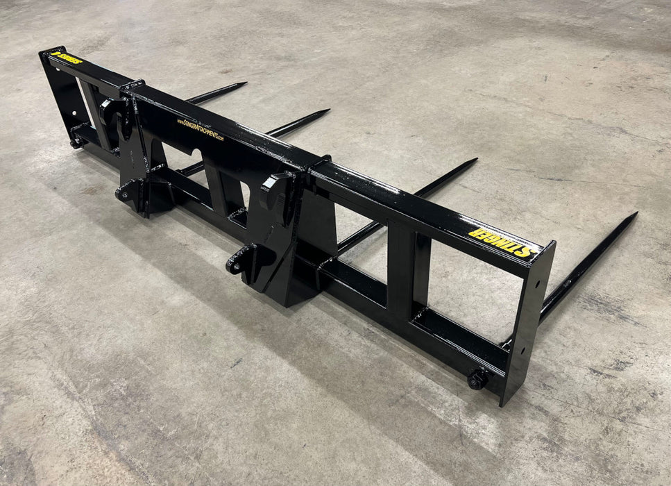 Tractor Bale Spear – Series 4 (BS4) | Double Bale Mover by Stinger