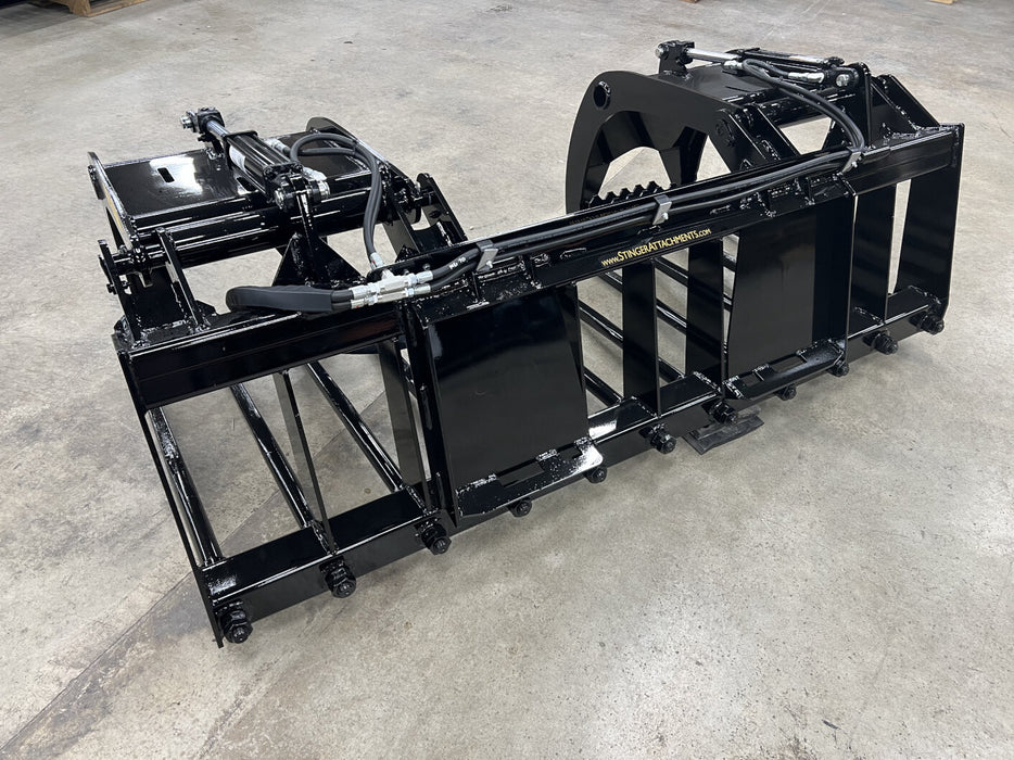 Stinger Skid Steer Manure Grapple – MG-Series Heavy-Duty Farm Attachment