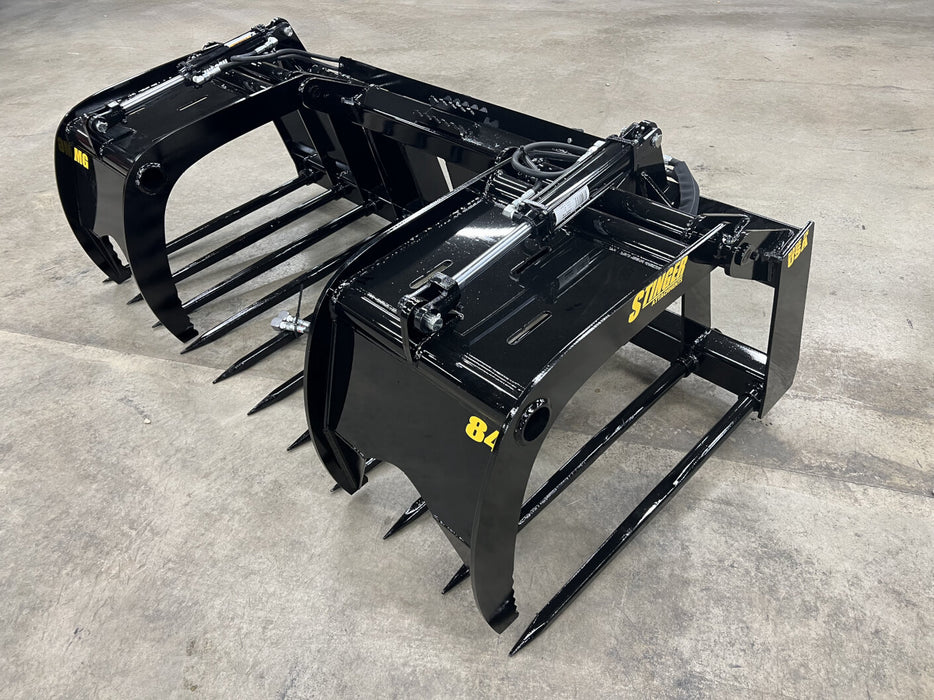 Stinger Skid Steer Manure Grapple – MG-Series Heavy-Duty Farm Attachment