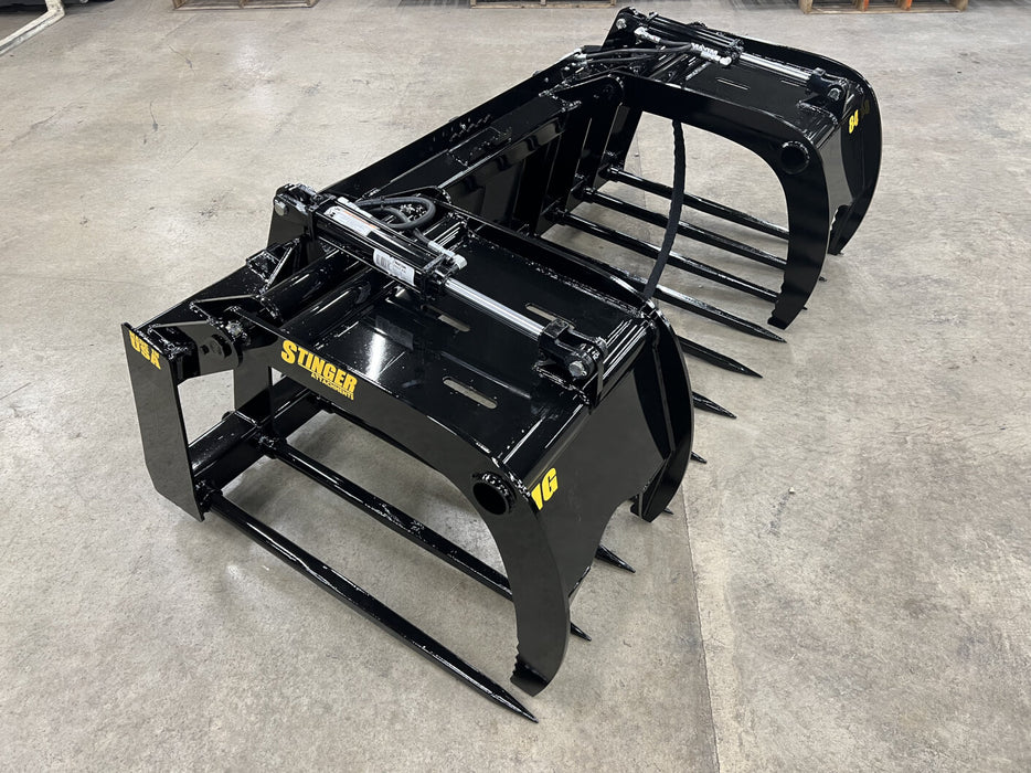 Stinger Skid Steer Manure Grapple – MG-Series Heavy-Duty Farm Attachment