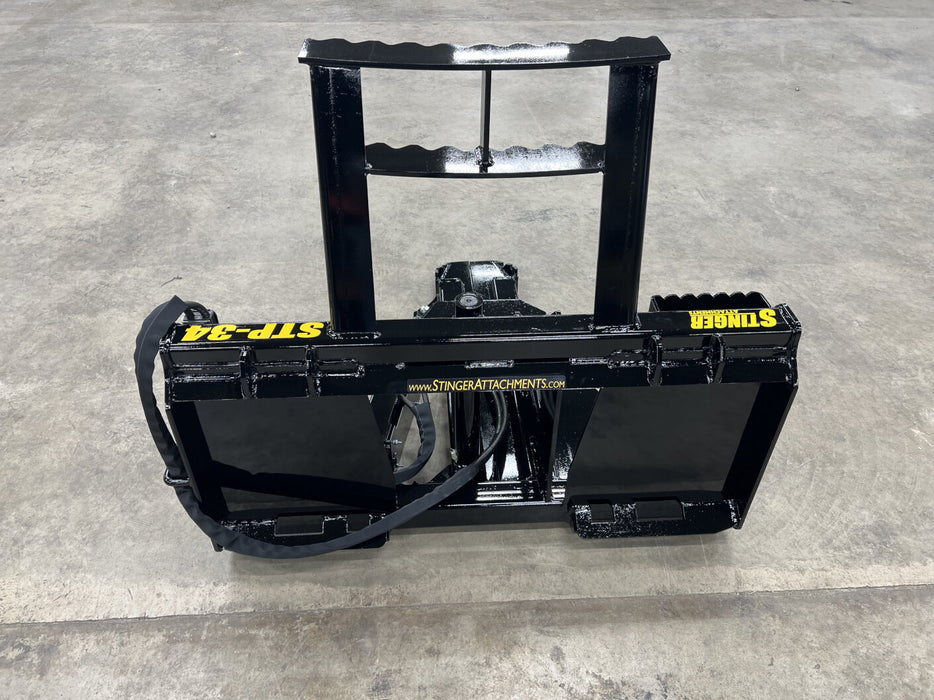 Skid Steer Tree Puller Attachment – Heavy-Duty Root & Brush Remover
