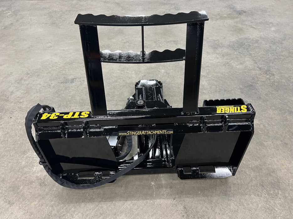 Skid Steer Tree Puller Attachment – Heavy-Duty Root & Brush Remover