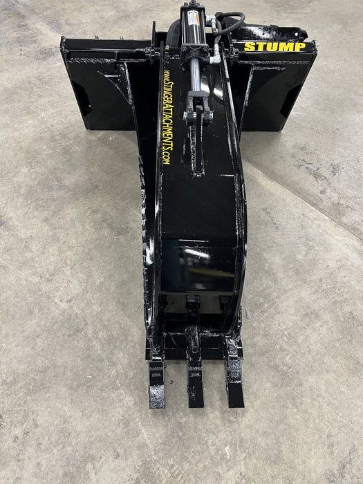 Skid Steer Stump Bucket with Grapple – Heavy-Duty Root Removal Tool