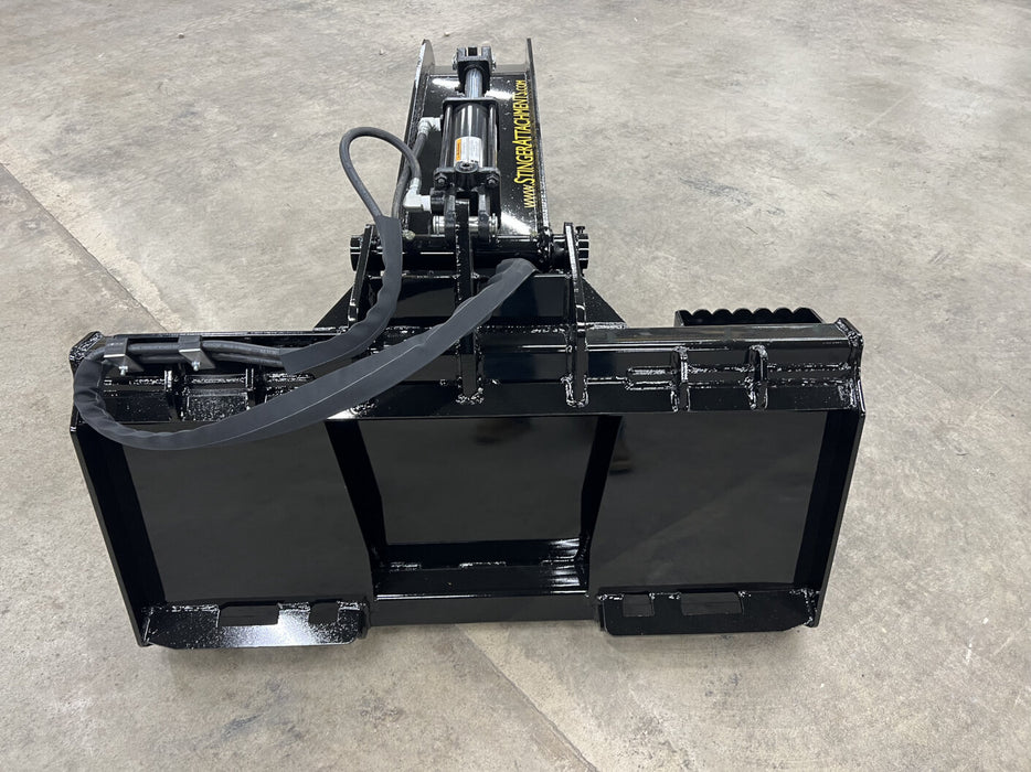 Skid Steer Stump Bucket with Grapple – Heavy-Duty Root Removal Tool