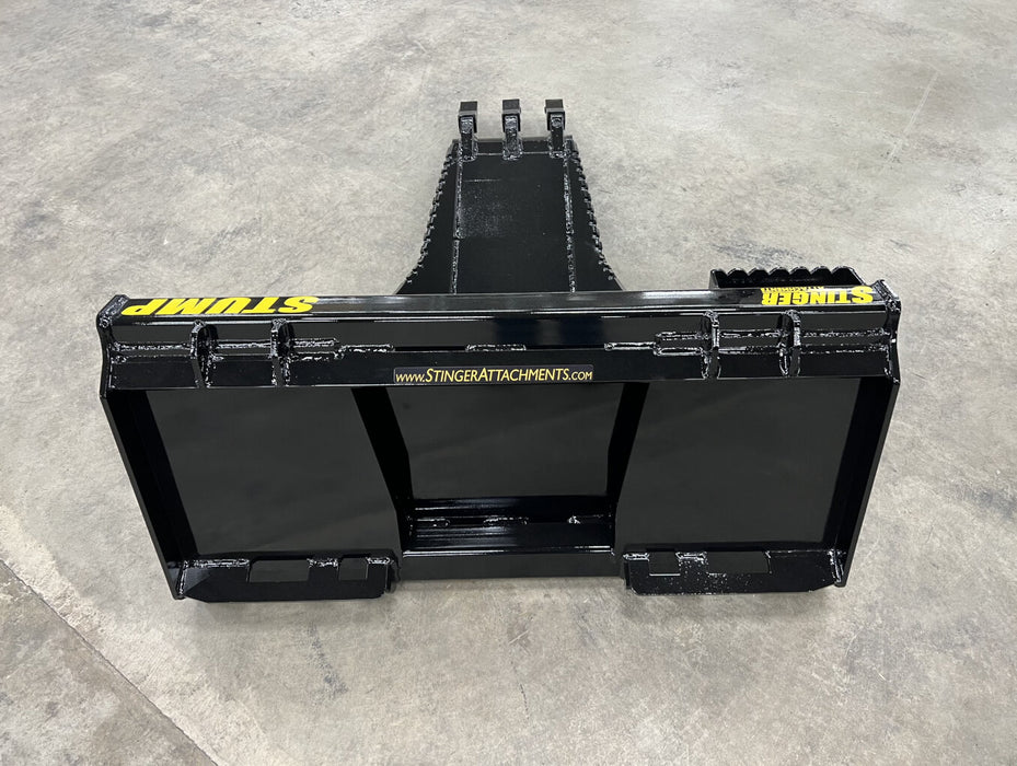 Stinger Heavy-Duty Skid Steer Stump Bucket Attachment (STB)