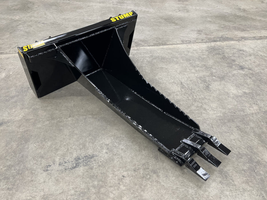 Stinger Heavy-Duty Skid Steer Stump Bucket Attachment (STB)