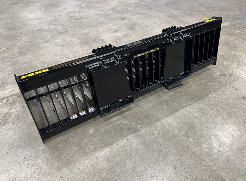 Heavy-Duty Skid Steer Rock Bucket – Skeleton Design for Efficient Rock Sifting