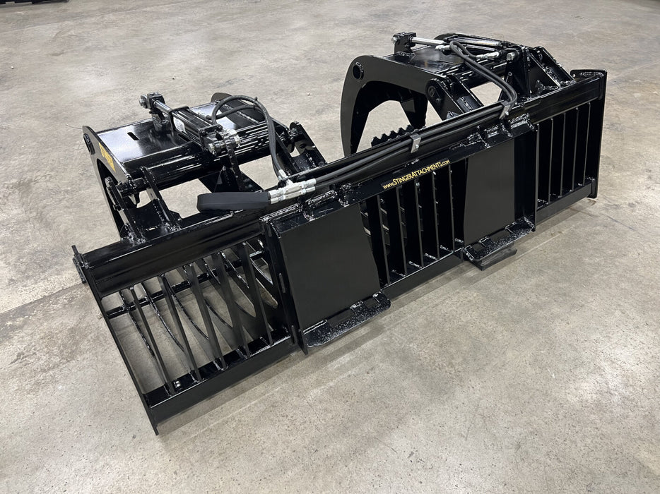 Heavy-Duty Skid Steer Rock Bucket – Skeleton Rock Screening Attachment