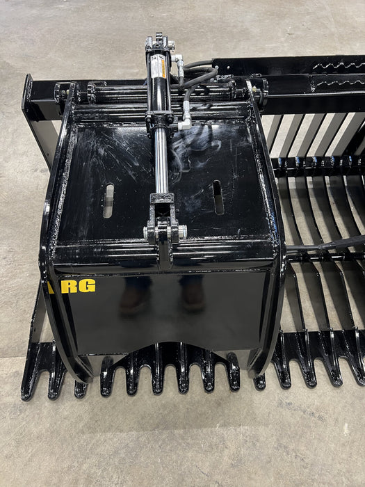 Heavy-Duty Skid Steer Rock Bucket – Skeleton Rock Screening Attachment
