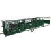 Full portable handling system by Lakeland featuring Cattle Squeeze Chute, alley, and tub